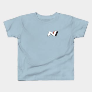 N Performance (Smaller) perfromance blue Kids T-Shirt